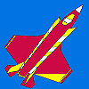 Modern space plane coloring