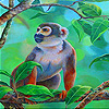 Monkey in the jungle slide puzzle