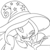Moon fairy coloring game