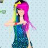 Multicolor Dyed Hair Girl