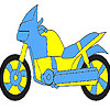 Nice recent motorbike coloring