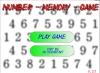 number - memory - game