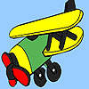 Old western plane coloring