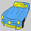 Oldest  open top car coloring