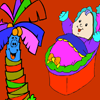 Palm and Baby Coloring Game