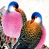 Pink fatter  birds slide puzzle