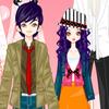 Pink heart couple