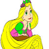 Princess Has a Long Hair Coloring