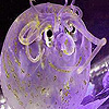 Purple round jellyfish  slide puzzle