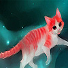 Red fantastic cat slide puzzle