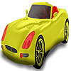 Red seater car coloring