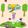 Sandy farm coloring
