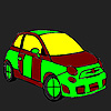 Shortest path car coloring