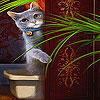 Shy cat slide puzzle