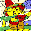 Singer dog coloring