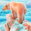 Snow and bear family puzzle