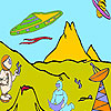 Space explorers coloring