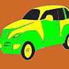 Speedy taxi coloring