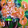 Summer garden roses puzzle