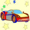 Kid's coloring: Super car