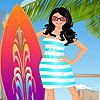 Surfer girl dress up