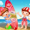 Surfing Babies Couple