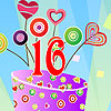 Sweet 16 cake