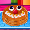 Sweet pancake decoration