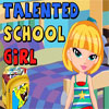 Talented School Girl