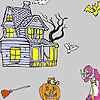 The haunted mansion coloring