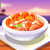 Tomato seafood soup