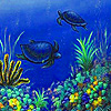 Turtles in the ocean slide puzzle