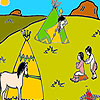 Two little Injun coloring
