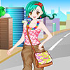 Vanessa on the road dress up