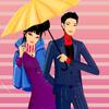 Warm Couple in the Rain
