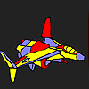 Weird space aircraft coloring