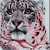 White tiger in woods slide puzzle