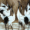 Winter and storks slide puzzle