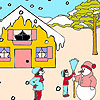 Winter night coloring