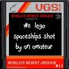 World's Worst Jigsaw #11:  Lego spaceships Shot By An Amateur