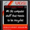 World's Worst Jigsaw #4: Old Computer Parts To Be Recycled