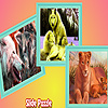 Zoo animal family puzzle