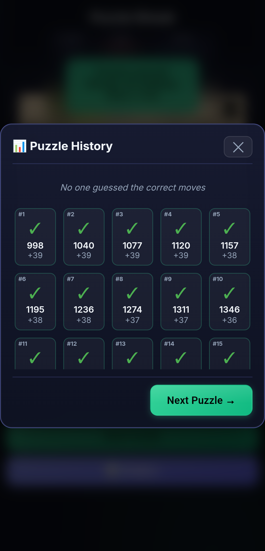 LiChess Puzzle Streak Screenshot 9 background