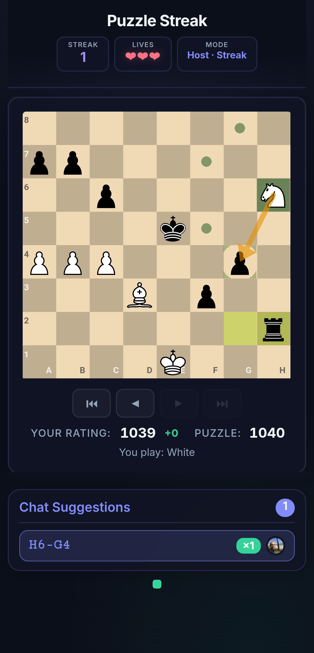 LiChess Puzzle Streak Screenshot 11 background