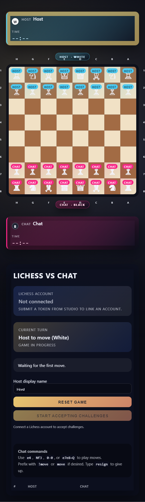 LiChess vs Chat Screenshot 1 background