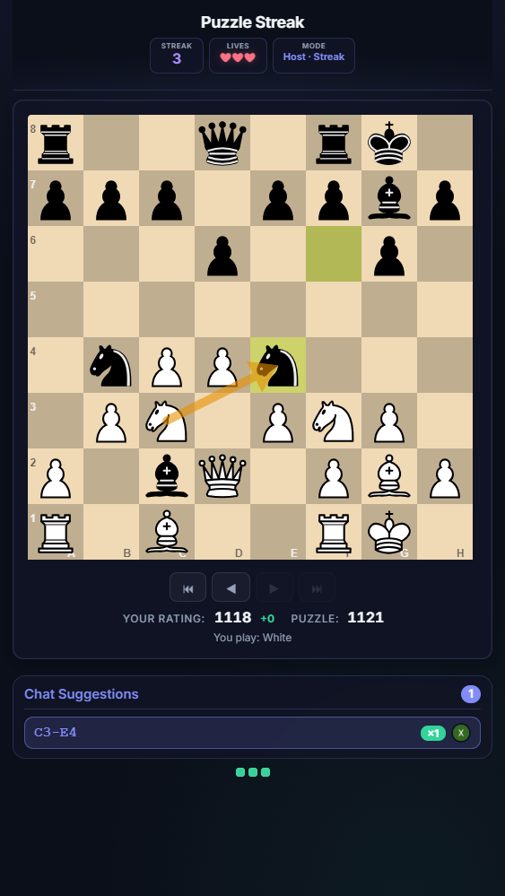 LiChess Puzzle Streak Screenshot 11 background