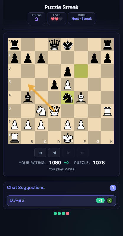 LiChess Puzzle Streak Screenshot 10 background