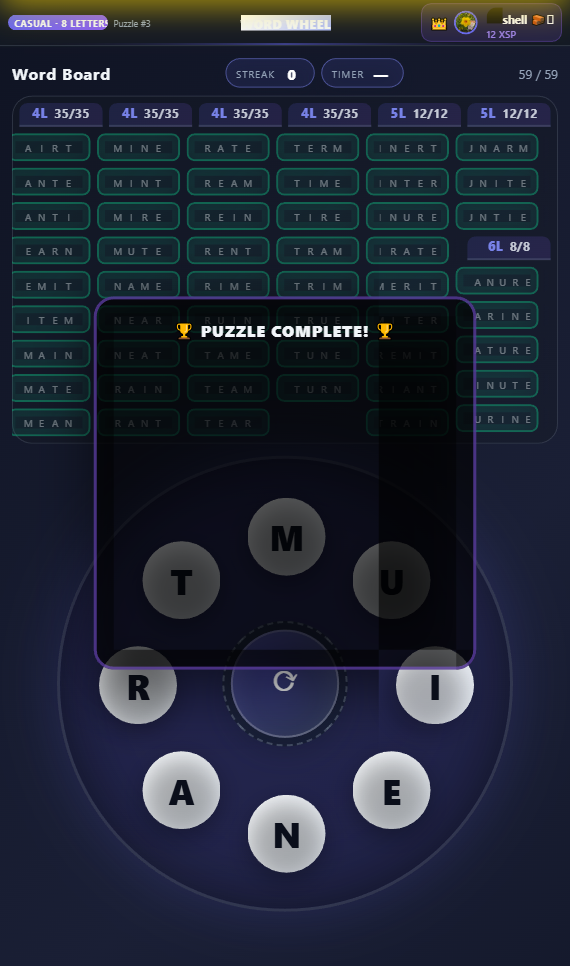 Word Wheel Screenshot 1 background